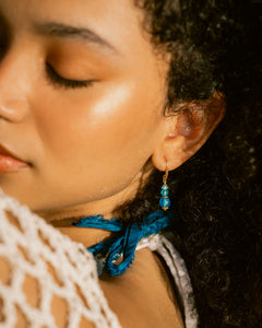 Hermosas Olas Azules Earrings