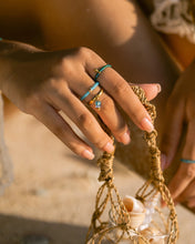 Load image into Gallery viewer, Paradiso Recycled Beach Glass Charm Ring