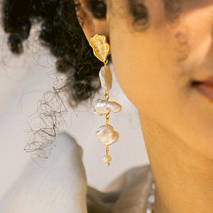 Eirene Mixed Pearls Earrings