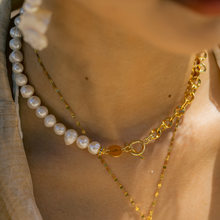 Load image into Gallery viewer, Mawu Chunky Ringed Pearl Necklace