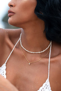 Bora Sand Pearls Choker Necklace