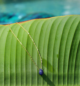 "Mar" Lapis Lazuli Beach-Proof Necklace