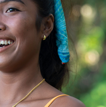 Load image into Gallery viewer, "Isla" Everyday Surf Earrings, 18K Gold-Plated Stainless Steel Hoop Studs