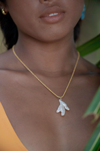 Load image into Gallery viewer, "Marisol" Baroque Pearl Necklace, 18K Gold-Plated Stainless Steel, 18 inch