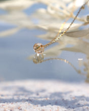 Load image into Gallery viewer, Marikit Faceted Champagne Swarovski Beach-Proof Necklace