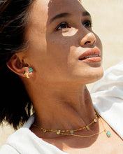 Load image into Gallery viewer, Oxeanne Textured Mini Hoop Beach-Proof Earrings